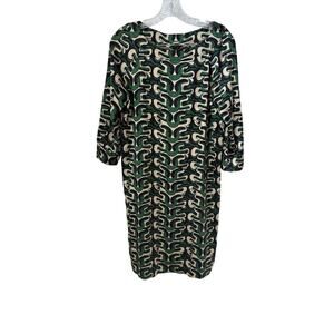 Diane Von Furstenburg Maura Print Dress Size 6